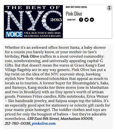 The Village Voice - Best of NYC 2015