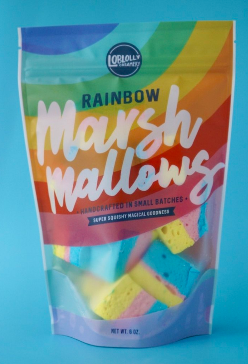 rainbow vanilla marshmallows