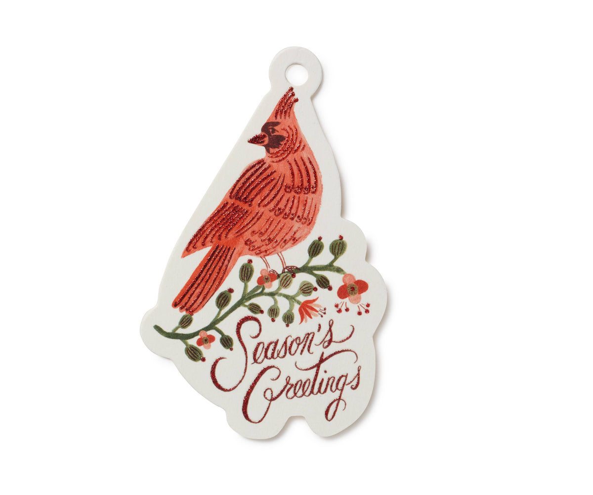 Pack of 8 Cardinals Gift Tags – Pink Olive