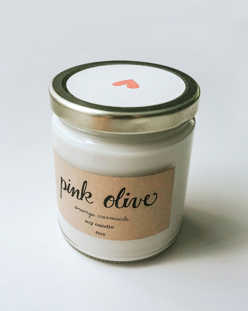Orange Creamsicle Soy Candle