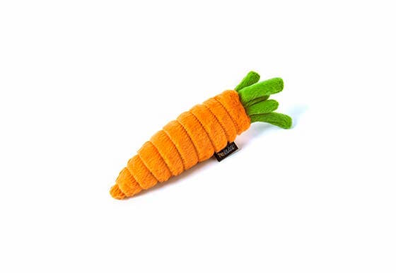 Only Natural Pet Eco-Friendly Regenerated Cotton Carrot Dog Toy