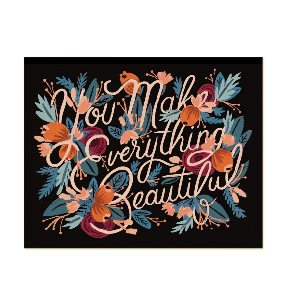 you make everything beautiful print – Pink Olive